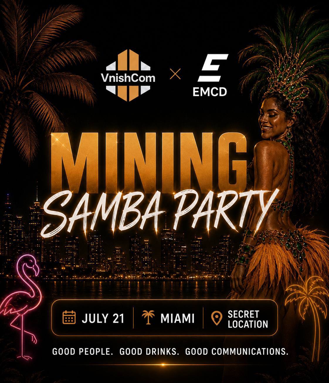 VNISH × EMCD Mining Samba Party